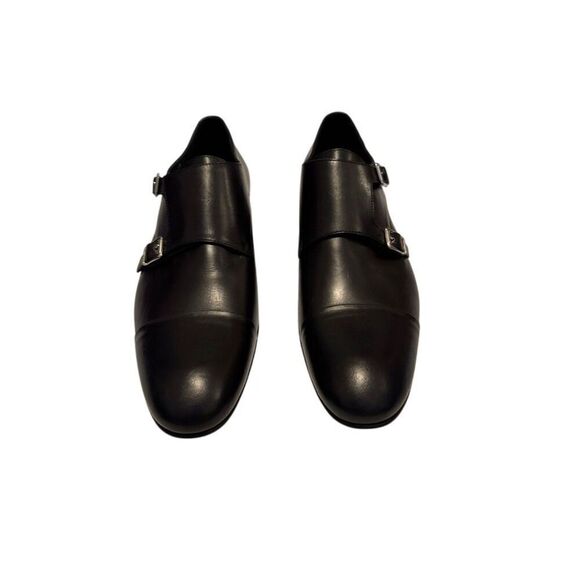 Massimo Matteo Men's Black Double Monk Strap Dress Shoes Size 13 M - Picture 2 of 9